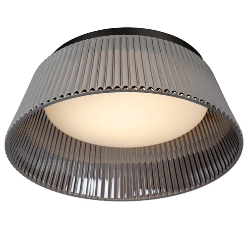 Lucide VIXI - Deckenleuchte - Ø 35 cm - LED Dim. - 1x17,6W 2900K - Rauchfarbe Grau - detail 1